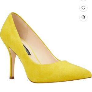 💛👠 Nine West Vibrant Yellow Heels | Bold Sunshine Statement ✨🌞